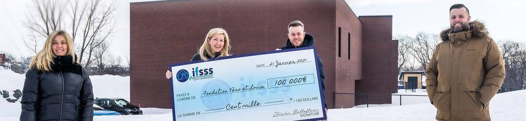 entète de blogue de fondation véro et louis. Partenariat entre IFSSS et fondation Véro et Louis, pour aider ceux vivant avec un TSA.